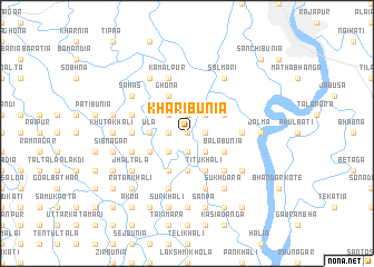 map of Kharibunia