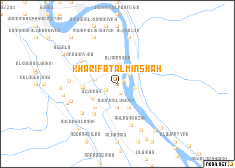 map of Khārifat al Minshāh