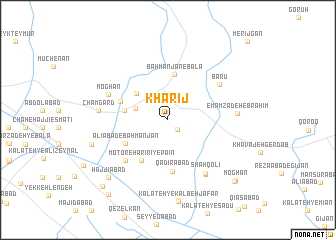 map of Kharīj