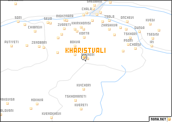 map of Kharistvali