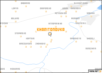 map of Kharitonovka