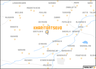 map of Kharitontsevo