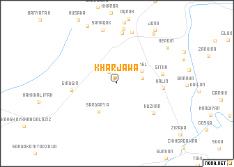 map of Kharjawa