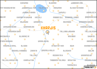 map of Kharjīs