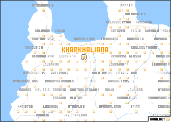 map of Kharkhalianá