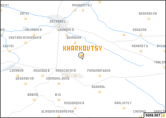 map of Kharʼkovtsy