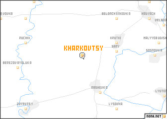 map of Kharʼkovtsy