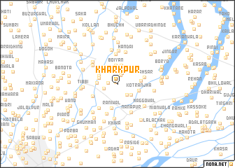 map of Kharkpūr