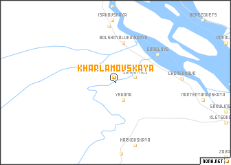 map of Kharlamovskaya