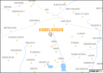 map of Kharlanovo