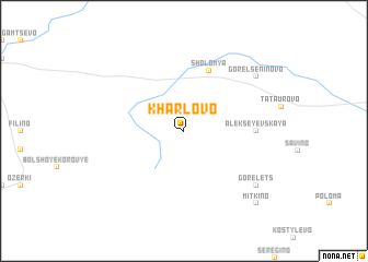 map of Kharlovo