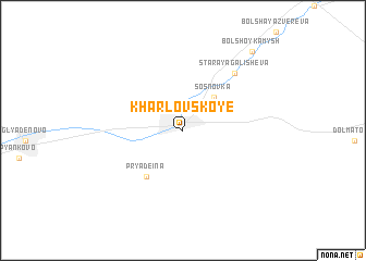 map of Kharlovskoye