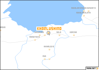 map of Kharlushino