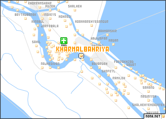 map of Kharm al Baḩrīya