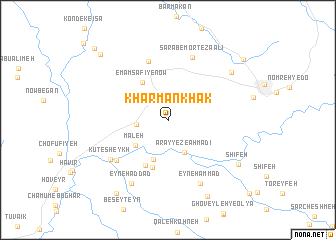 map of Kharman Khāk