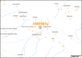 map of Khar Menj