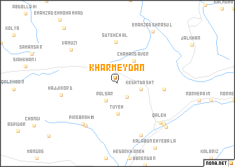 map of Khar Meydān