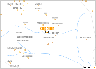 map of Khar Mīrī