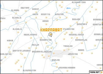 map of Kharnābāt