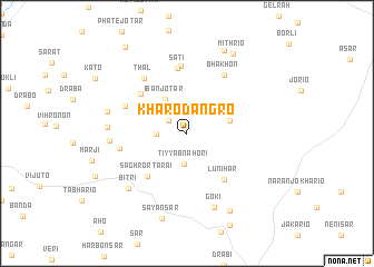map of Khāro Dangro
