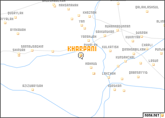 map of Kharpānī