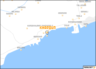 map of Kharqūn