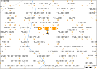 map of Kharrārah