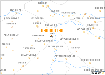 map of Kharrāţhā