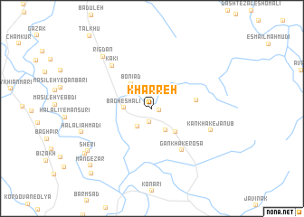 map of Kharreh