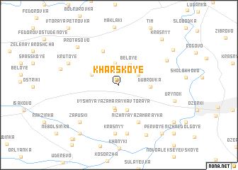 map of Kharskoye