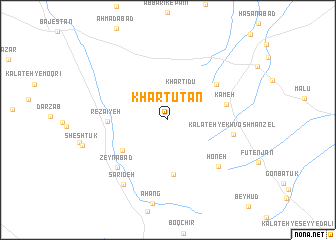 map of Khār Tūtān