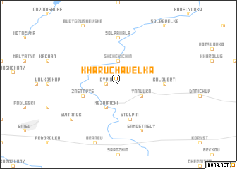 map of Kharucha Velʼka