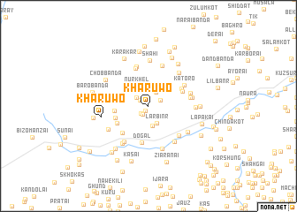 map of Khāruwo