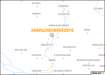 map of Kharuzheva Pervoye