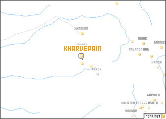 map of Kharv-e Pā\