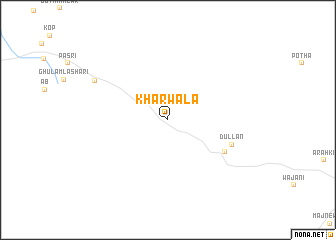 map of Khārwāla