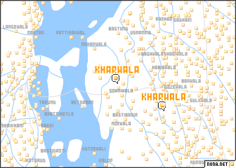 map of Kharwāla