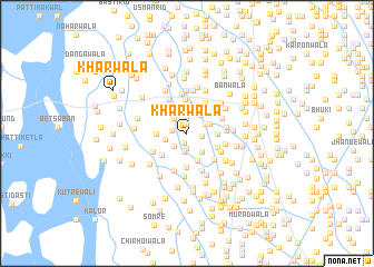 map of Kharwāla