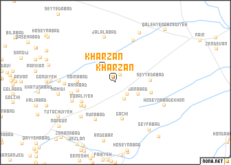 map of Khārzan