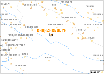 map of Khārzār-e ‘Olyā