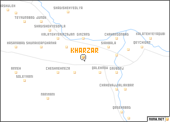 map of Khārzār