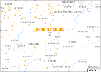 map of Khasāla Khurd