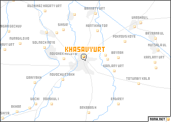 map of Khasavyurt
