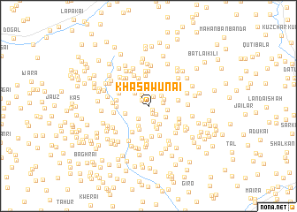 map of Khasāwūnai