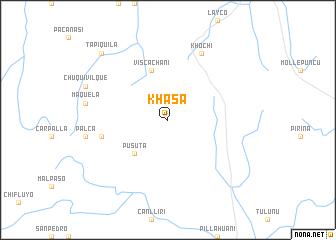 map of Khasa