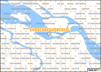 map of Khās Char Dhobrākol
