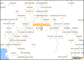 map of Khāşeh Kūl