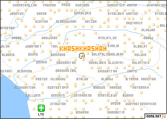 map of Khashkhāshah