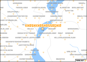 map of Khashkhāsh aş Şaghīr