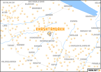 map of Khashtāmdakh